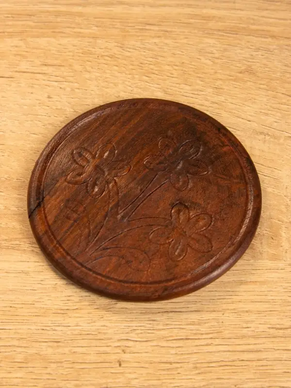 Подставка под горячее "Штурвал" (набор 6 шт), 12х11,5х6,8 см,  дерево шишам