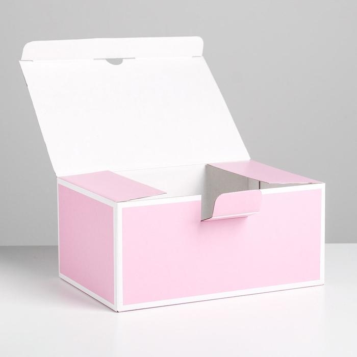 Коробка подарочная сборная, упаковка, &laquo;Believe&raquo;, 22 х 15 х 10 см