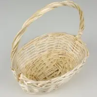 Набор корзин  (ива): 36x28xH13xHH36; 31x23xH12xHH31; 25x18xH10xHH26, 3 шт. Выбеленный