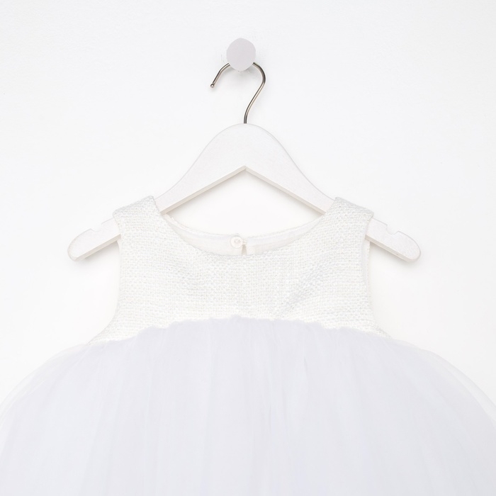 Платье для девочки MINAKU: PartyDress цвет белый, рост 110
