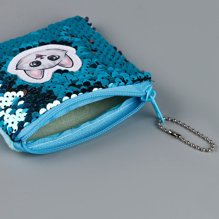 Кошелёк с пайетками антистресс «Волшебный котик» Кошелёк с пайетками антистресс «Волшебный котик»