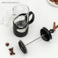 Френч-пресс Herevin «Арабика», 1 л, цвет чёрный Френч-пресс Herevin «Арабика», 1 л, цвет чёрный