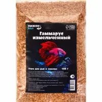 Корм для рыб и черепах "Пижон" гаммарус измельченный, 100 г