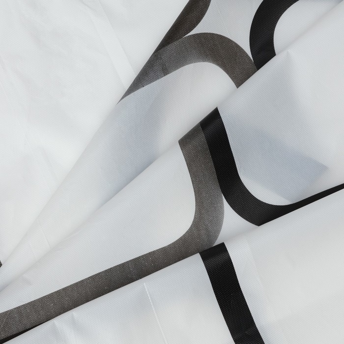 Штора для ванной Доляна &laquo;Графика&raquo;, 180&times;180 см, PEVA