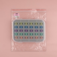 Набор шпулек в органайзере, d = 20 мм, 30 шт, цвет МИКС Набор шпулек в органайзере, d = 20 мм, 30 шт, цвет МИКС