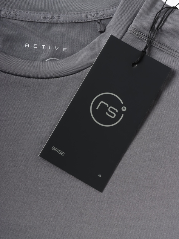 Футболка мужская Resport, р. 46, цвет серый, базовая, со вставками