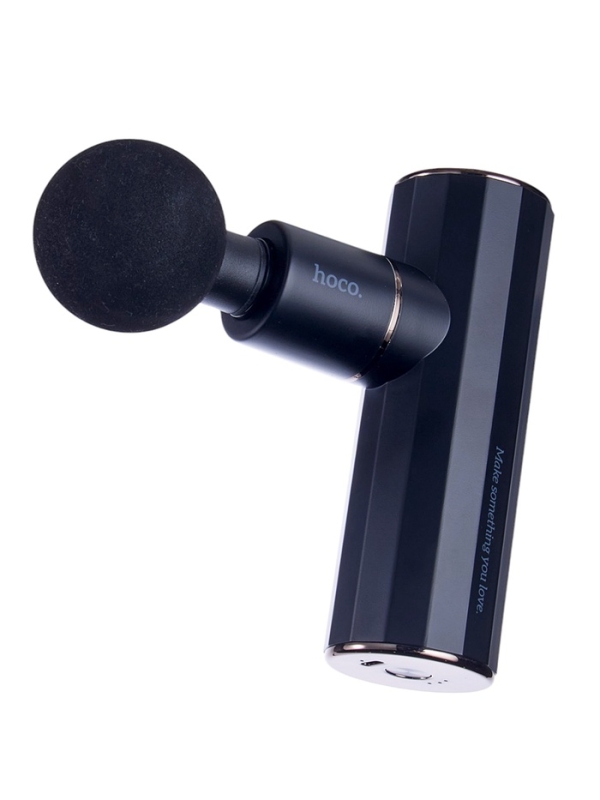 Массажёр для тела Hoco HP50, перкуссионный, 4 режима, 4 насадки, 3200 об/мин, черный Массажёр для тела Hoco HP50, перкуссионный, 4 режима, 4 насадки, 3200 об/мин, черный