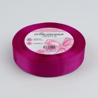 Лента атласная, 20 мм &times; 23 &plusmn; 1 м, цвет холодный малиновый №95