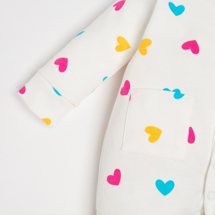 Комбинезоны детские Крошка Я "Love"-2 шт, рост 86-92 см