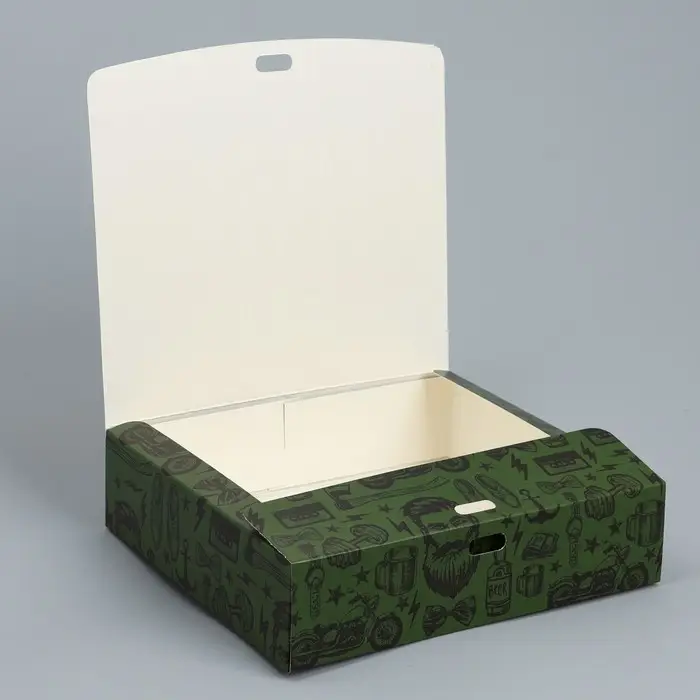 Коробка подарочная складная, упаковка, &laquo;С 23 февраля&raquo;, 20 х 18 х 5 см