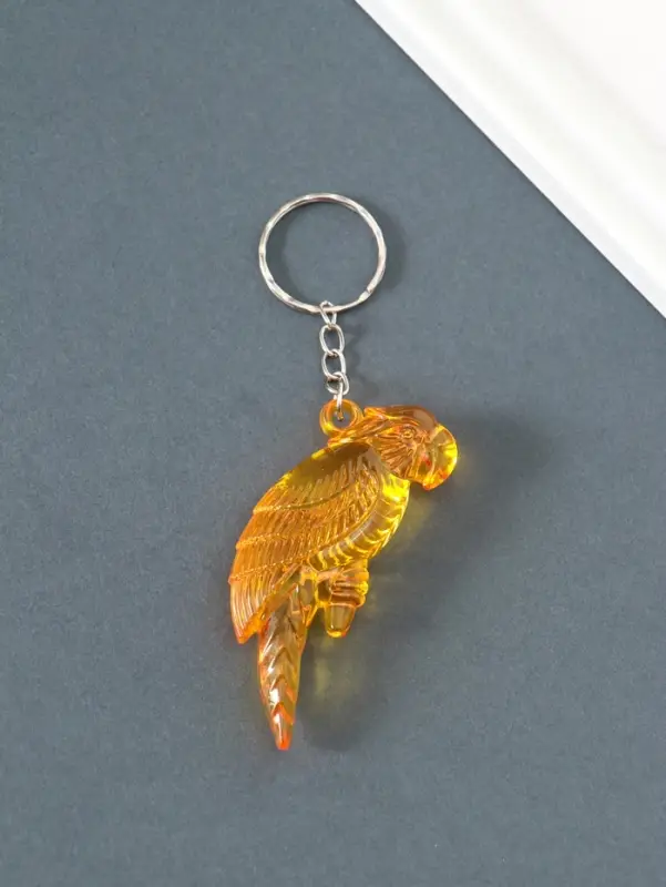 Брелок пластик "Попугай Ара" МИКС 6,8х2,5х1,5 см