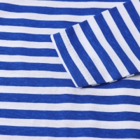 Фуфайка (тельняшка) детская, цвет белый/синий, рост 152