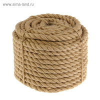Канат джутовый 20,0 мм (50 м) бухта Канат джутовый 20,0 мм (50 м) бухта
