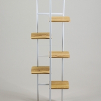 Подставка для цветов Greengo, 7 полок, 36 &times; 23 &times; 120 см, напольная, каркас металл, полки МДФ, белая