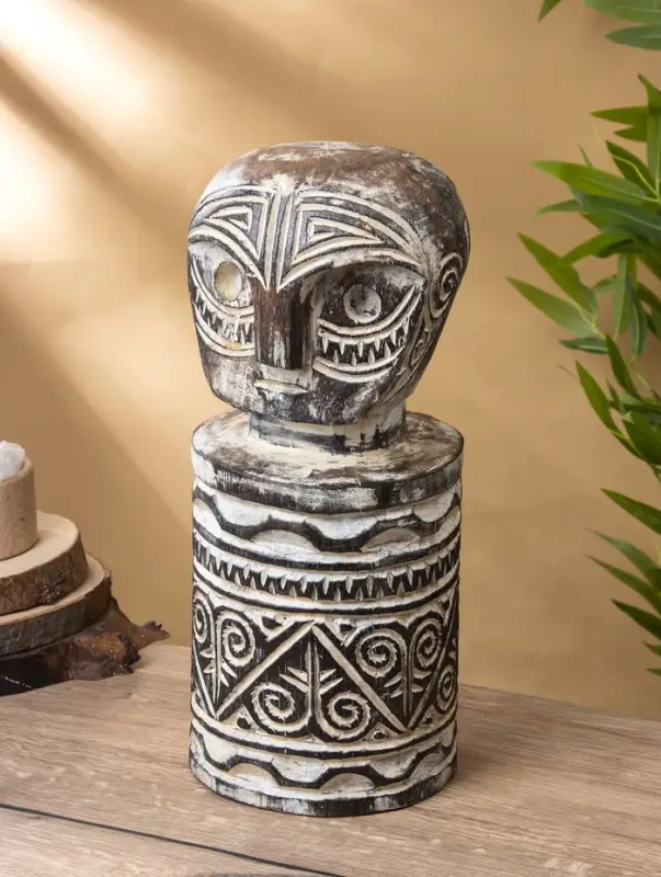 Сувенир "Истукан" дерево 16х16х40 см