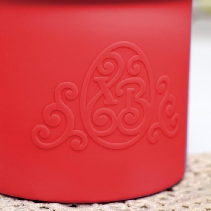 Набор силиконовых форм для выпечки на пасху &laquo;ХВ&raquo; красные, 3 шт.