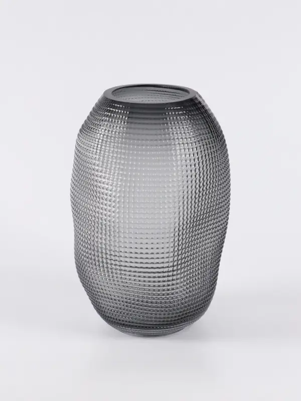 Ваза &laquo;Аллесио&raquo;, 25&times;16 см, стекло, чёрная