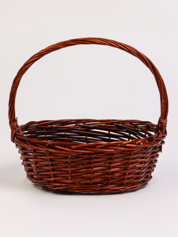 Набор корзин плетеных 50х42х15, 43х36х14, 37х30х12, 32х24х10, 26х20х9 см