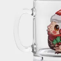 Кружка "Чайная" "Новогодние зверушки" 320 мл