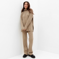 Костюм женский MIST (свитер и брюки), бежевый, р. S (40-42) Костюм женский MIST (свитер и брюки), бежевый, р. S (40-42)