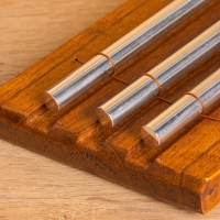 Сувенирный музыкальный инструмент "Ксилофон" махагон, алюминий, 18х9х3 см