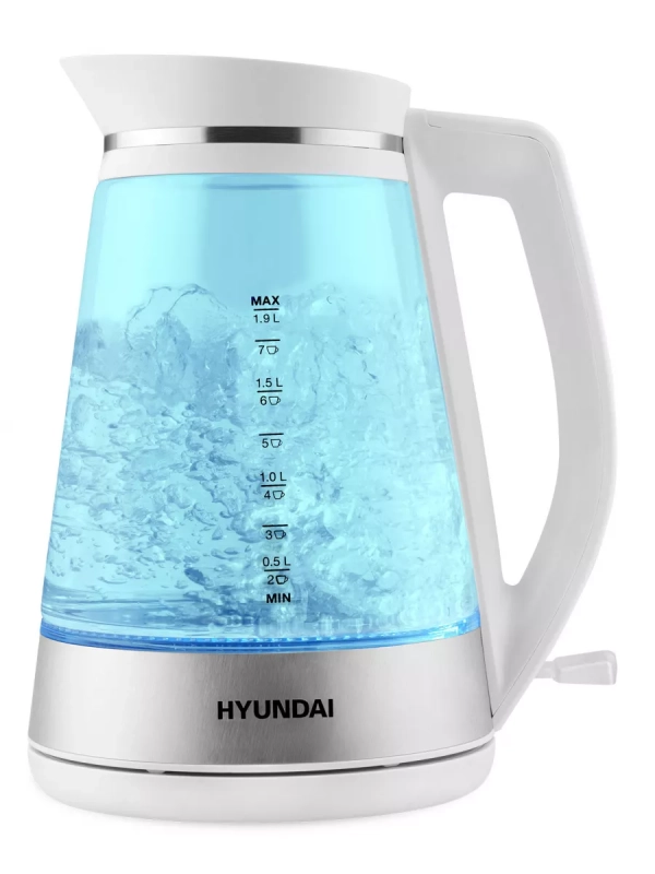 Чайник HYK-G3037 1.9л. 3000Вт белый