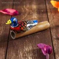 Сувенирный музыкальный инструмент &laquo;Свисток птичка&raquo;, 13&times;3&times;5 см, МИКС