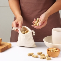 Мешочек для хранения продуктов Доляна, 14&times;14 см, лён