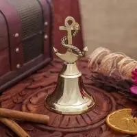 Колокол "Якорь" латунь 12х7х7 см
