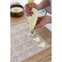 Коврик для выпечки армированный «Макарун. Ушки», силикон, 42×29,5 см Коврик для выпечки армированный «Макарун. Ушки», силикон, 42×29,5 см