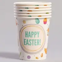 Стаканы бумажные одноразовые &laquo;Светлой Пасхи&raquo;, 6 шт.