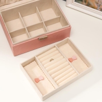 Шкатулка кожзам для украшений "Цветочное кружево" розовая 9,5х16х22 см Шкатулка кожзам для украшений "Цветочное кружево" розовая 9,5х16х22 см