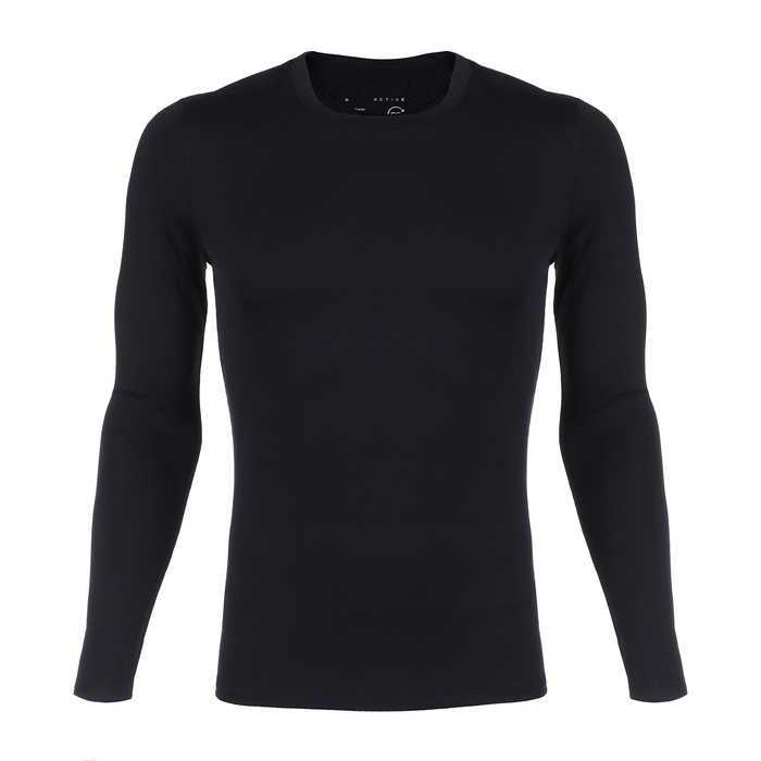 Рашгард мужской Resport, р. 50, цвет чёрный, базовый, с длинным рукавом