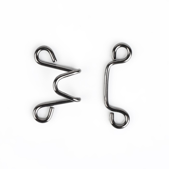 Крючок для сужения пояса, 1 шт = 10 частей, 5 &times; 5 см, цвет чёрный