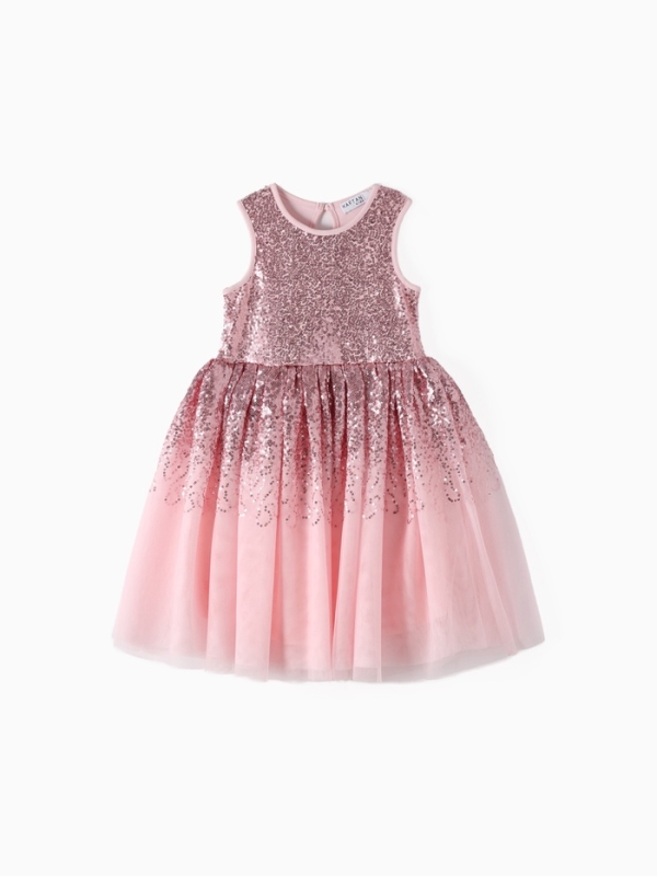 Платье детское нарядное KAFTAN рост 140, сиреневый