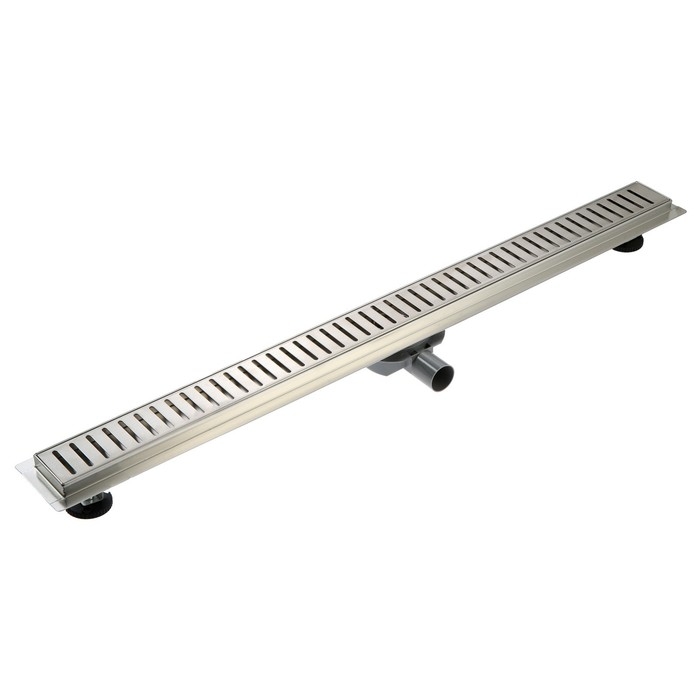 Трап ZEIN engr, c флaнцeм свободного вращ 360°, 7*100 см, d=40/50 мм, нерж сталь, сатин Трап ZEIN engr, c флaнцeм свободного вращ 360°, 7*100 см, d=40/50 мм, нерж сталь, сатин