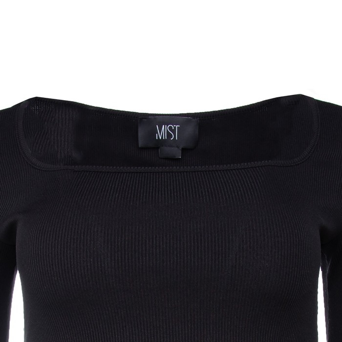 Лонгслив женский MIST, размер 44-46, цвет чёрный