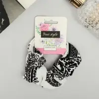 Резинка для волос "Орбита" орнамент галант, 10 см, микс