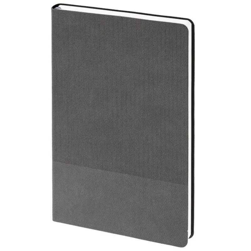 Ежедневник Knit, недатированный, темно-серый