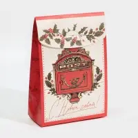 Коробка подарочная новогодняя складная &laquo;Ретро&raquo;, 15 х 7 х 22 см, Новый год