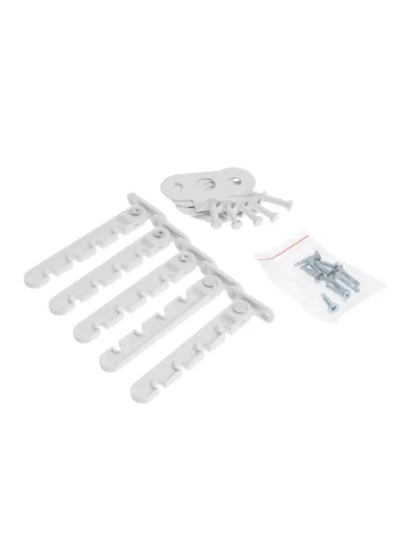 Ограничитель открывания для окна ТУНДРА, пластиковая гребенка, 4-х позиционная, 5 шт