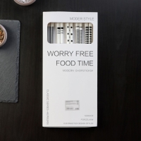 Набор керамических палочек для суши «Геометрия», 10 предметов, h=24,5 см Набор керамических палочек для суши «Геометрия», 10 предметов, h=24,5 см