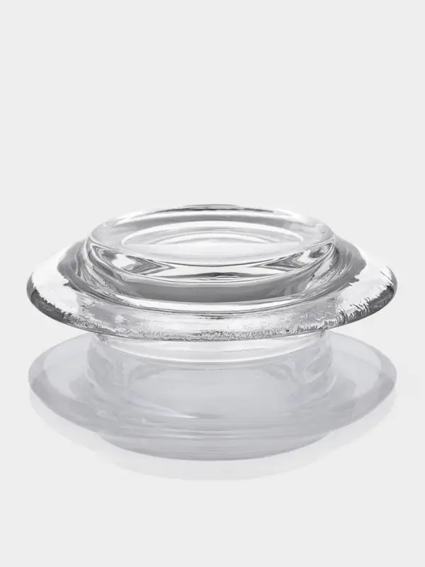 Икорница с крышкой "Купол" 7х7х9 см, прозрачная