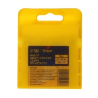 Набор двусторонних сверл по металлу ТУНДРА, HSS-Tin, 4.2 х 55 мм, 10 шт. Набор двусторонних сверл по металлу ТУНДРА, HSS-Tin, 4.2 х 55 мм, 10 шт.