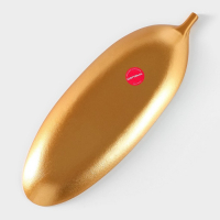 Блюдо для фруктов Доляна &laquo;Золотой лист&raquo;, 40&times;14 см, цвет золотой