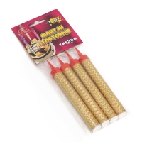 Свеча фонтан "Золото", 4 шт, 12 см, 40 сек Свеча фонтан "Золото", 4 шт, 12 см, 40 сек