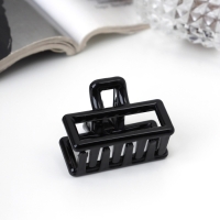 Набор для волос &laquo;Вивьен&raquo;, 4 резинки 5.5 см, краб 4.5 см, классика, чёрный