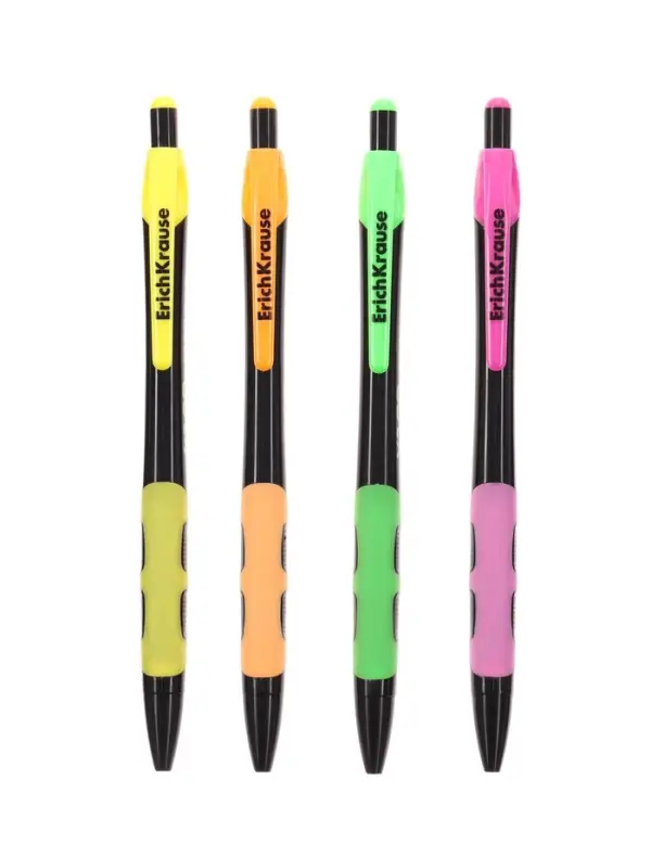 Ручка шариковая автоматическая, ErichKrause XR-30 Matic&Grip Accent, 0.7 мм, резиновый держатель, синяя