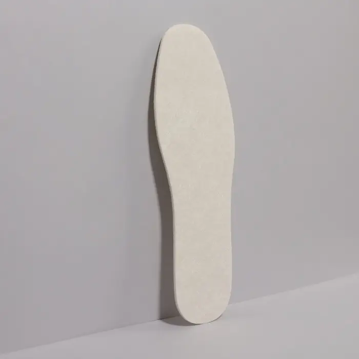 Стельки для обуви, утеплённые, универсальные, р-р RU до 43 (р-р Пр-ля до 45), 27.5 см, пара, белые