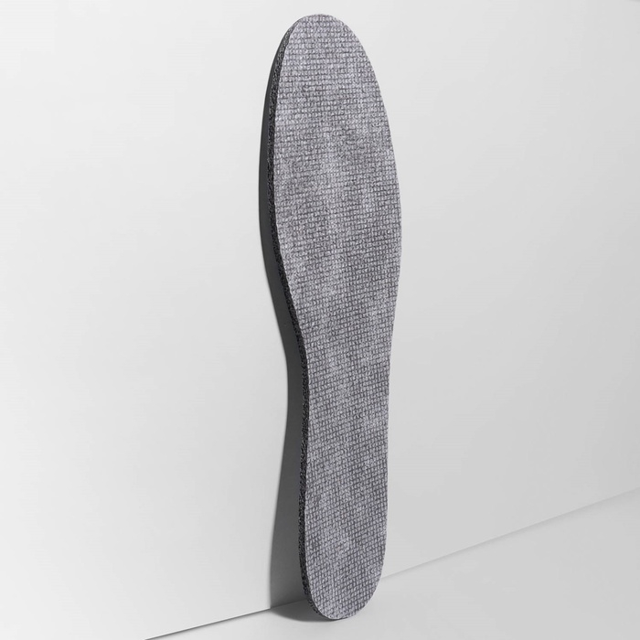 Стельки для обуви, утеплённые, универсальные, фольгированные, р-р RU до 47 (р-р Пр-ля до 45), 29,5 см, пара, цвет серый